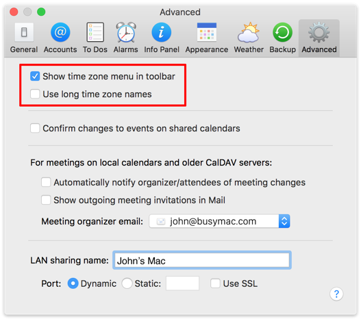 Zones for mac operating system